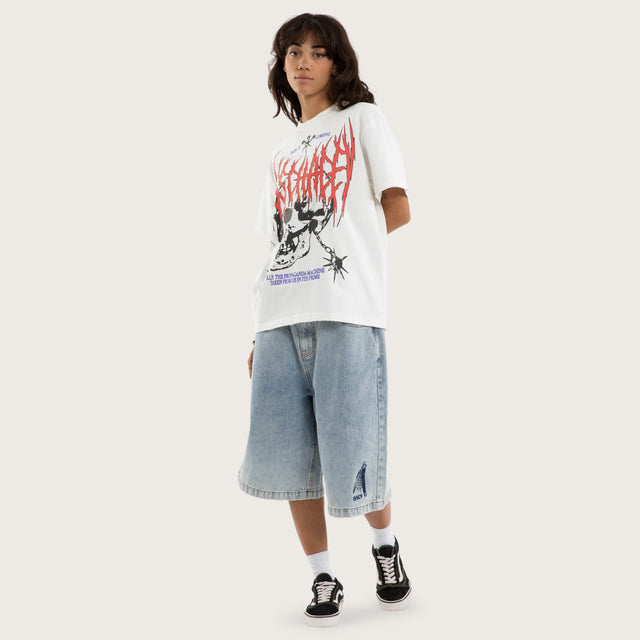 Rip Rocker Tee Natural White