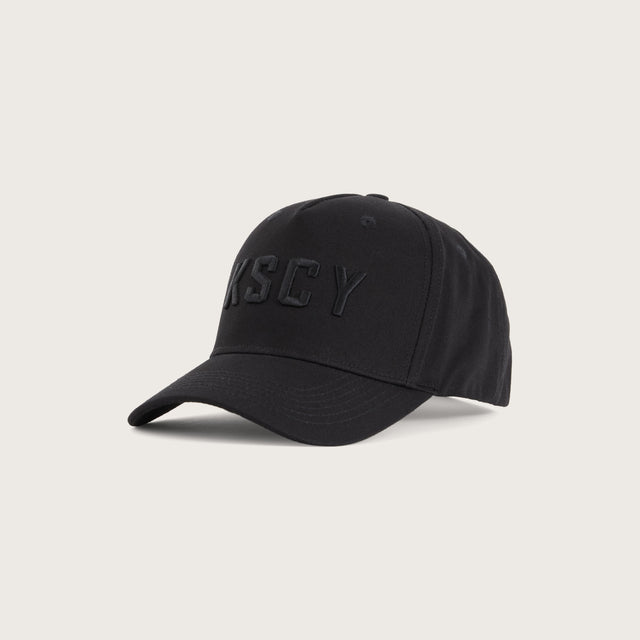 Winsted 5 Panel Curved Peak Cap Black