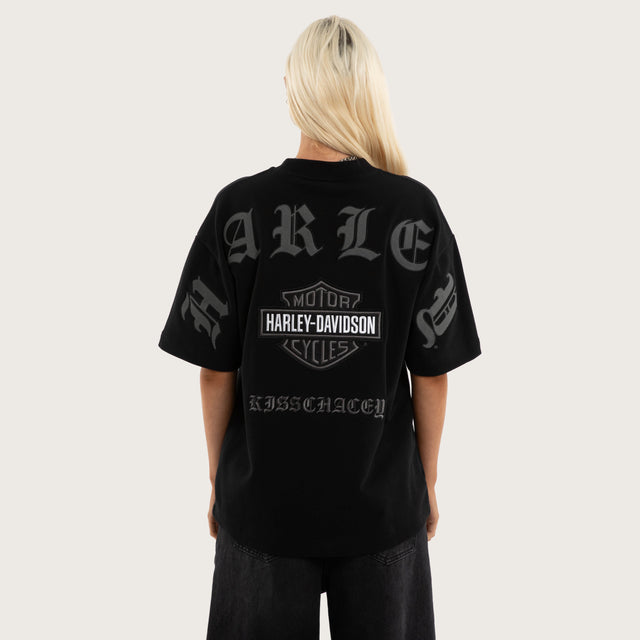 Outlaw Loopback Street Tee Jet Black