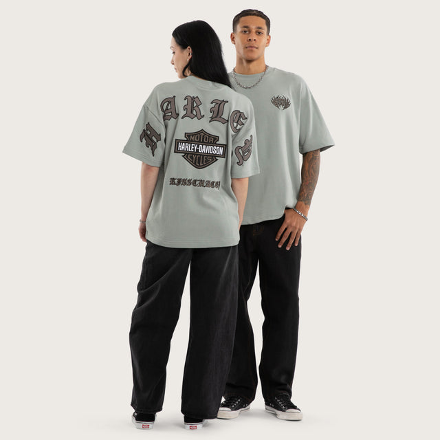 Outlaw Loopback Street Tee Limestone