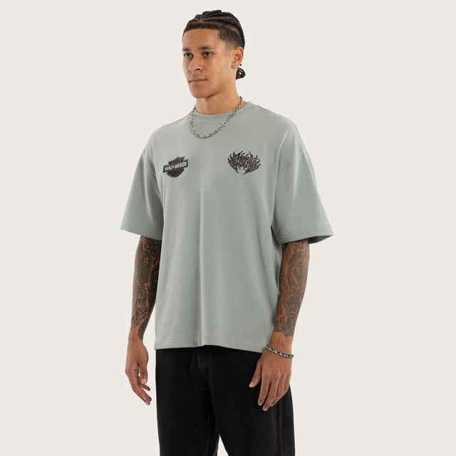 Outlaw Loopback Street Tee Limestone