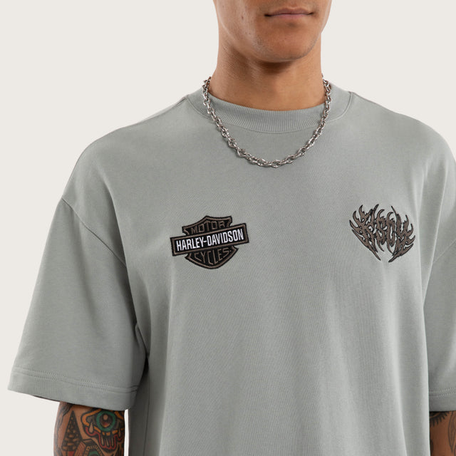 Outlaw Loopback Street Tee Limestone