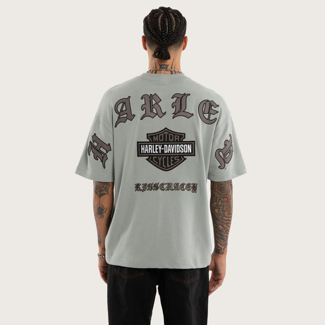 Outlaw Loopback Street Tee Limestone