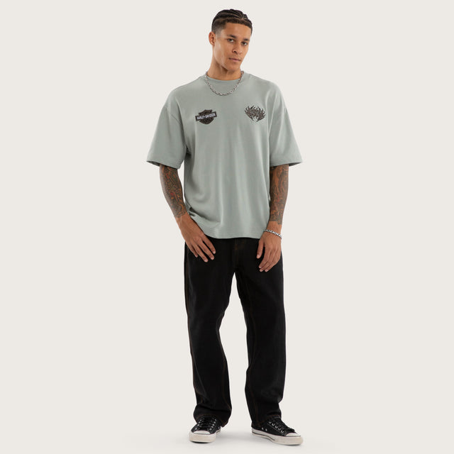 Outlaw Loopback Street Tee Limestone