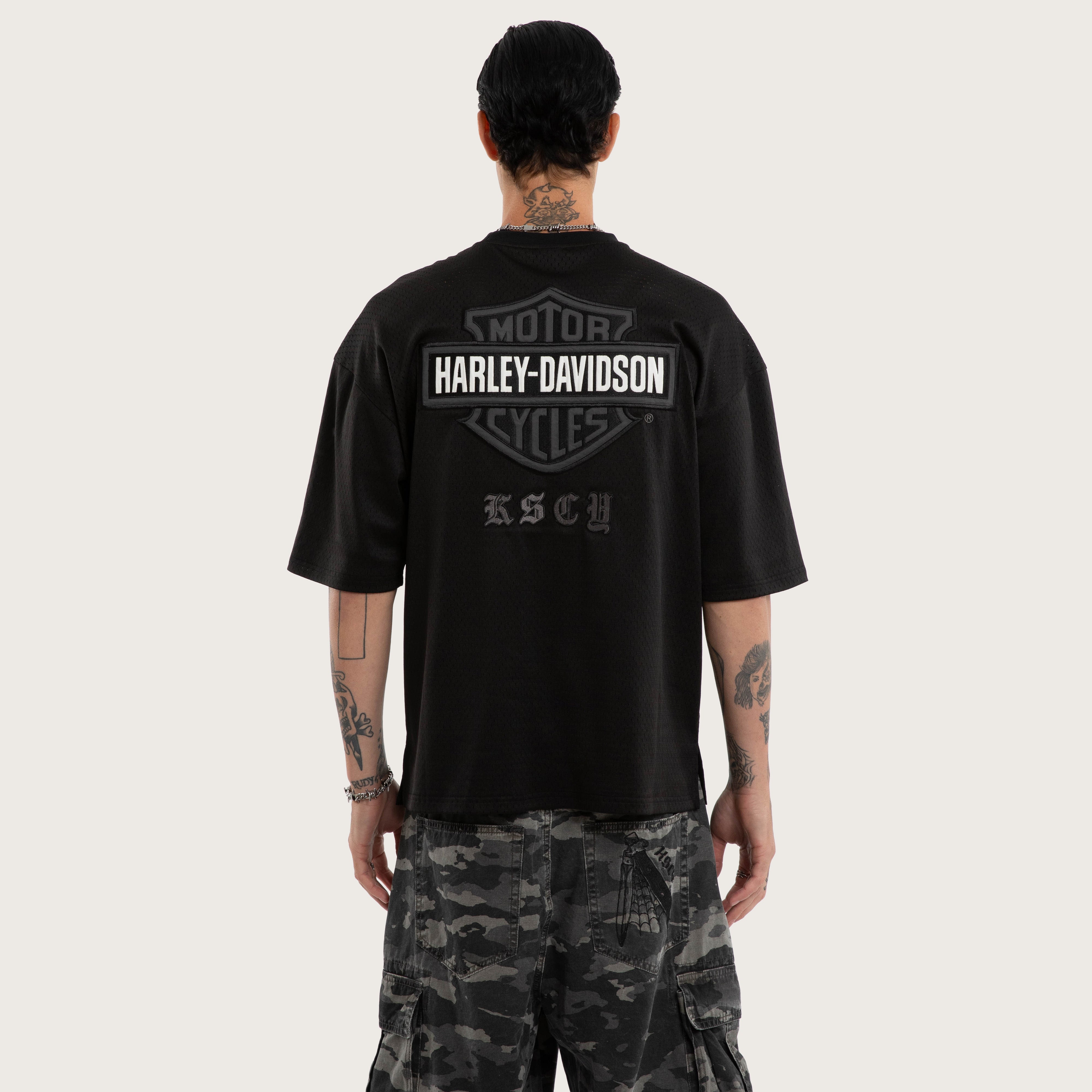 Harley-Davidson Soultrack Football Jersey Jet Black | KSCY