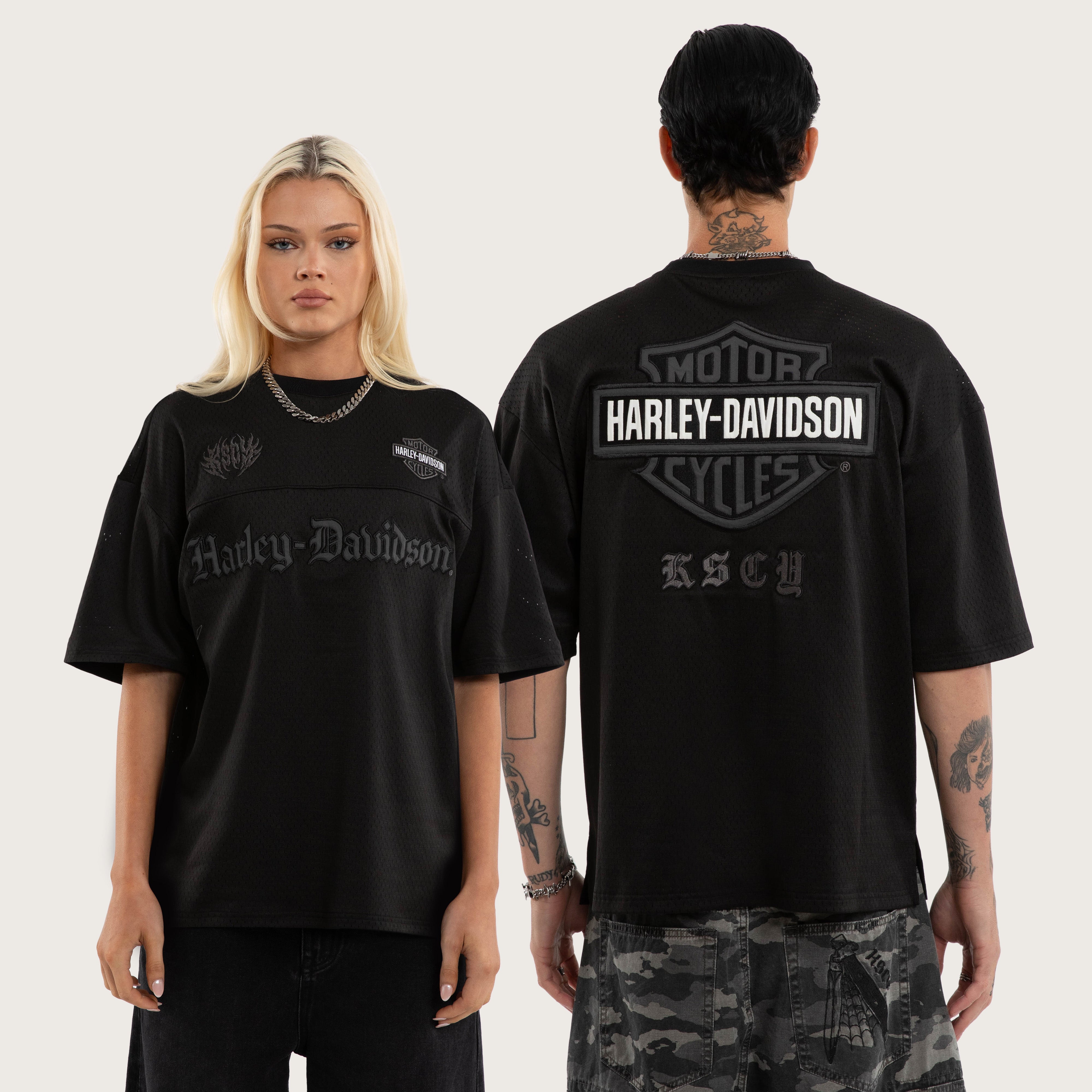 Harley-Davidson Soultrack Football Jersey Jet Black | KSCY