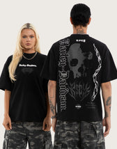Burnout Street Tee Anthracite Black