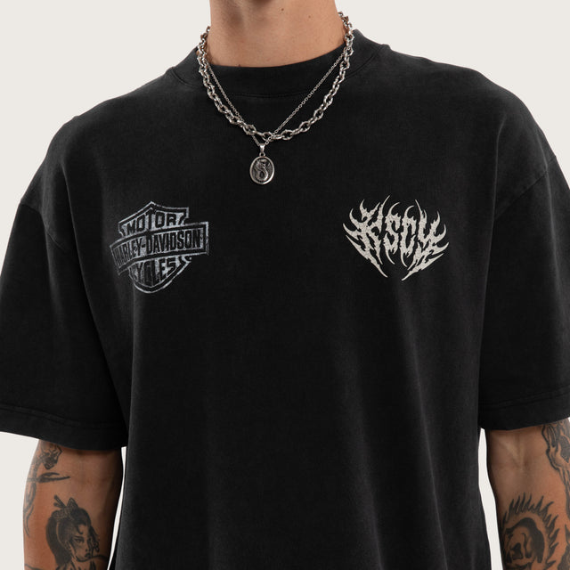 Resurgence Street Tee Snow Black