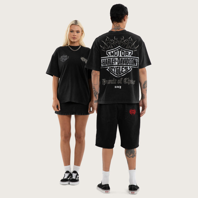 Resurgence Street Tee Snow Black