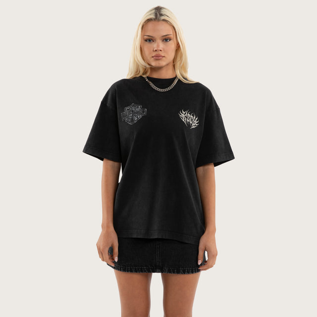 Resurgence Street Tee Snow Black