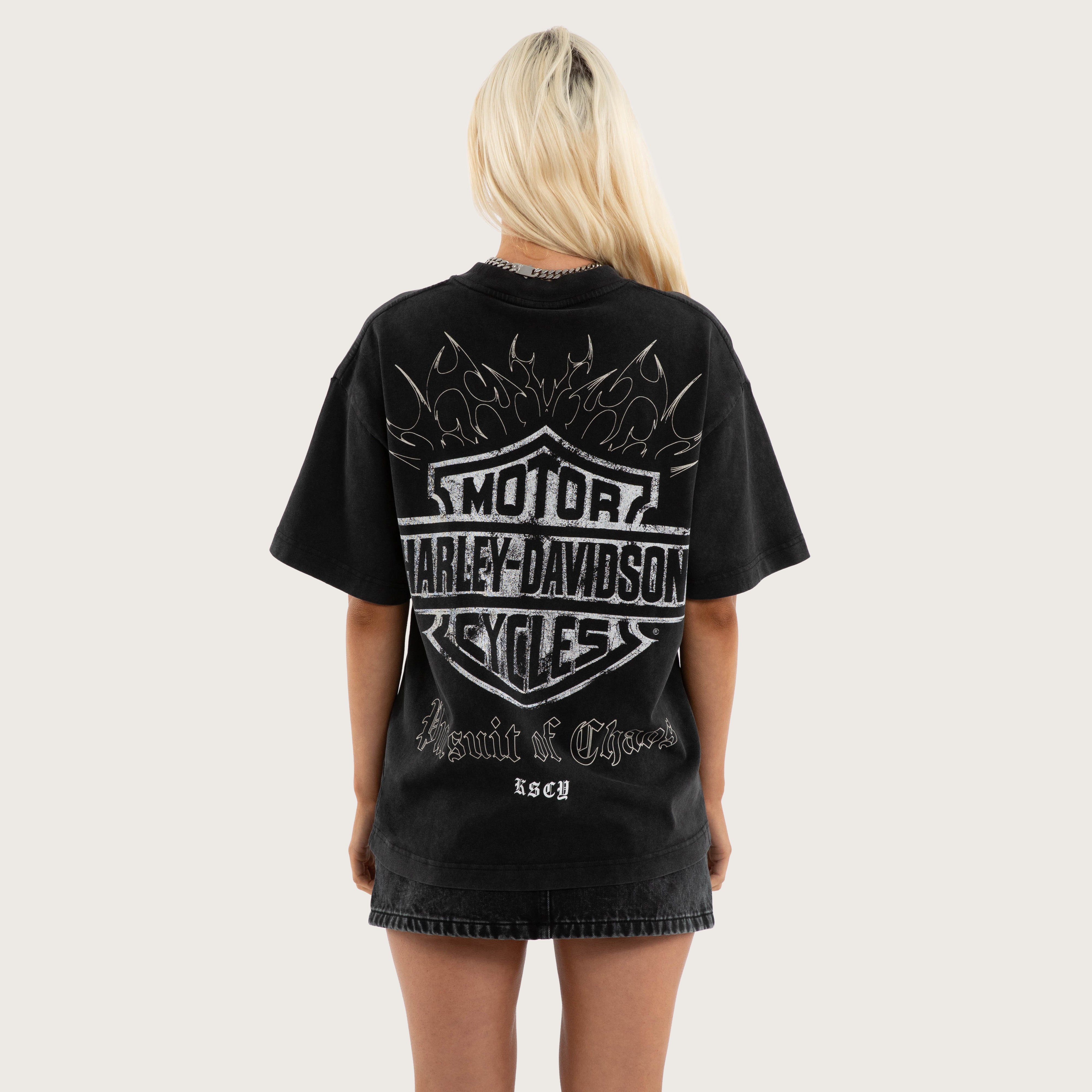 Harley-Davidson Resurgence Street Tee Snow Black | KSCY