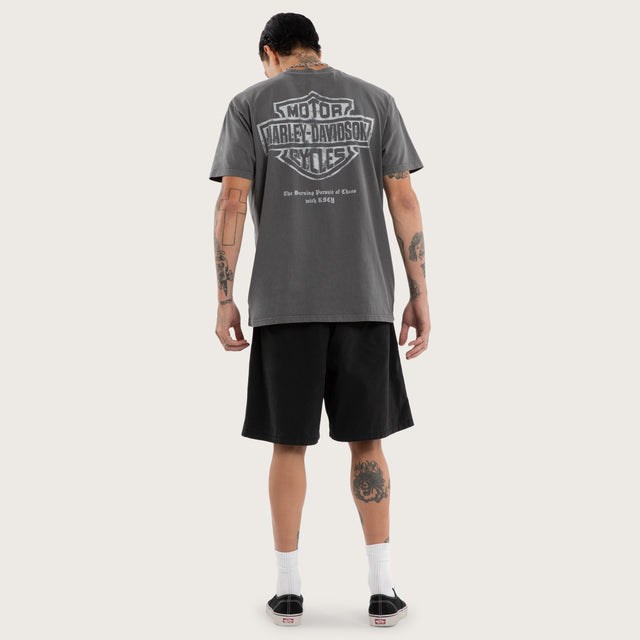 Endmile Relaxed Tee Pigment Charcoal