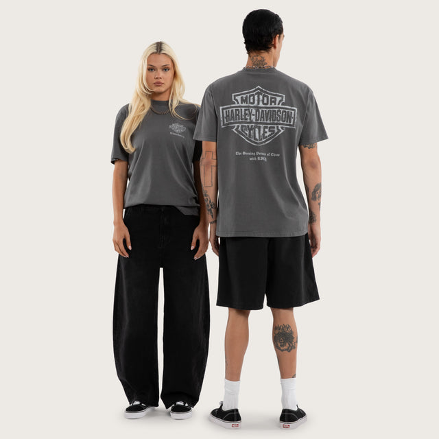 Endmile Relaxed Tee Pigment Charcoal