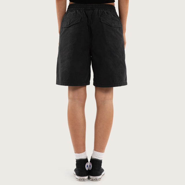 Liberator Mosh Baggy Shorts Jet Black