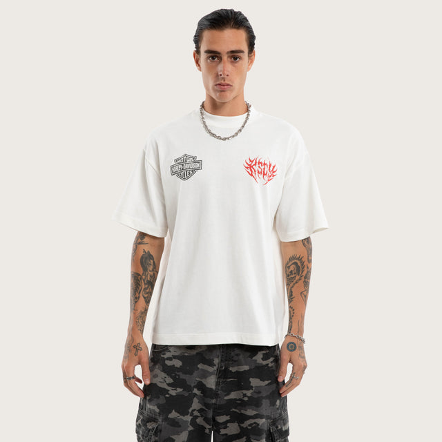 Cruiser Street Tee Natural White