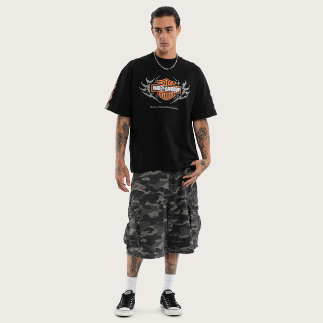 Clutch Loopback Street Tee Jet Black