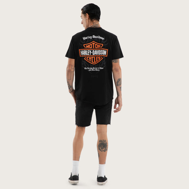 Kickstand Dual Curved Tee Jet Black