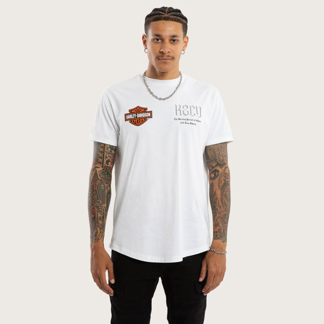 Suspension Dual Curved Tee Optical White