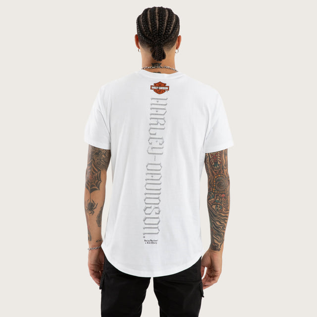 Suspension Dual Curved Tee Optical White