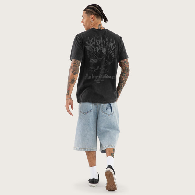 Rally Relaxed Tee Mineral Black