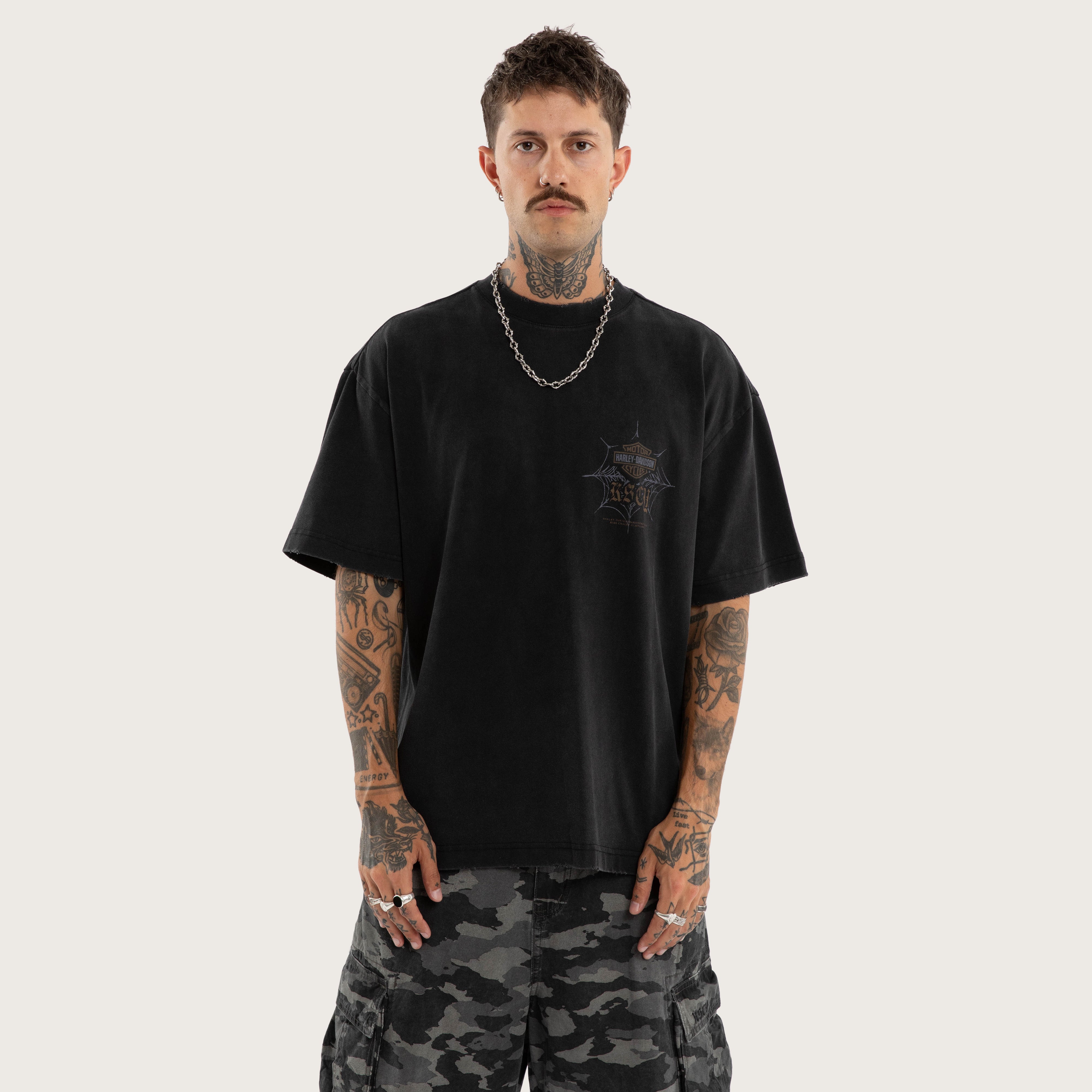 Harley-Davidson Rally Street Tee Mineral Black | KSCY