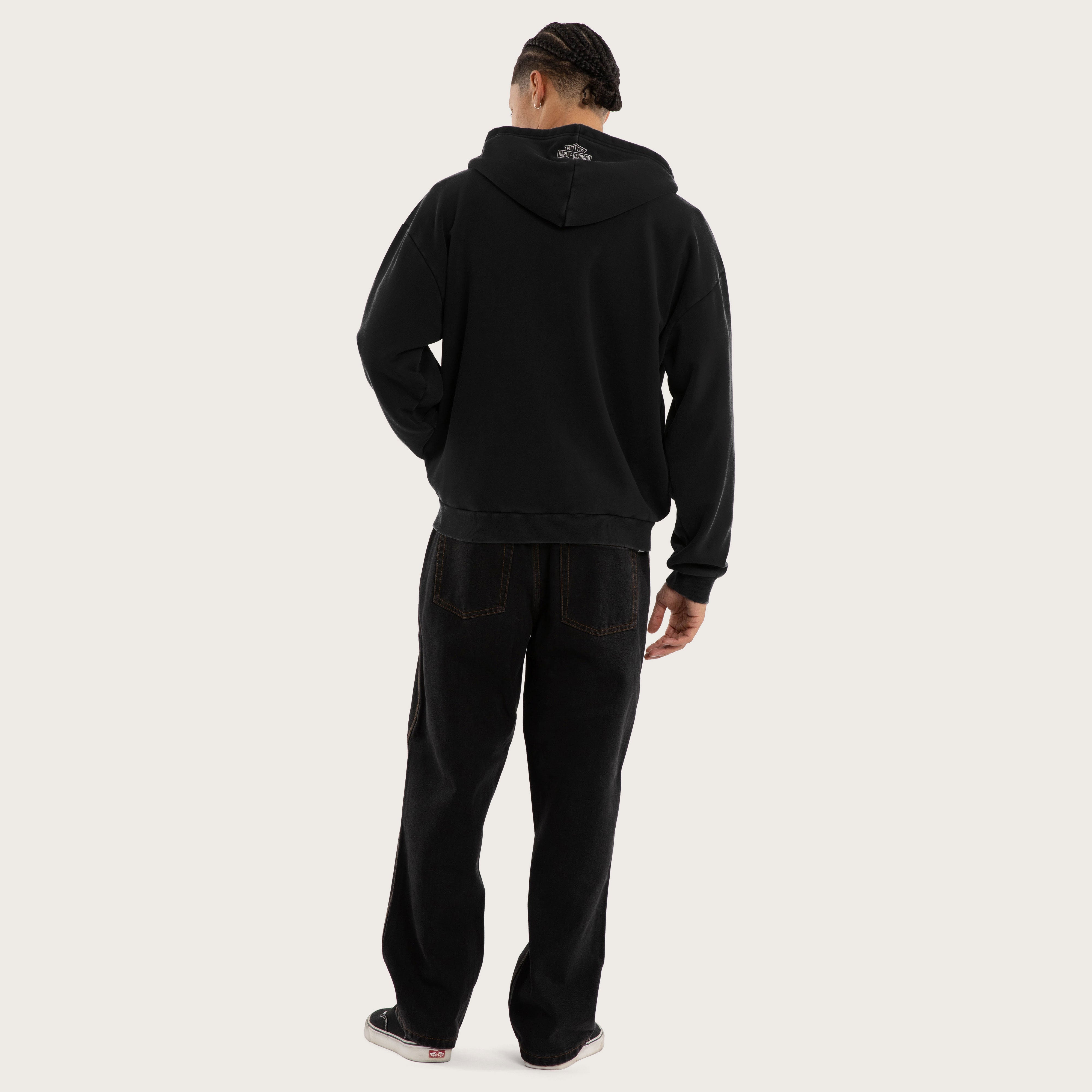 Harley-Davidson Access Street Zip Hoodie Black | KSCY