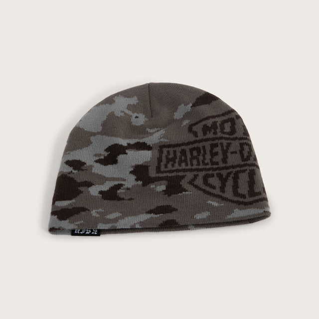 Model wears Mileage Beanie Camo Headwear Camo – image 1