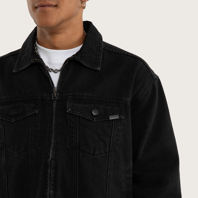 Expanse Denim Jacket Jet Black