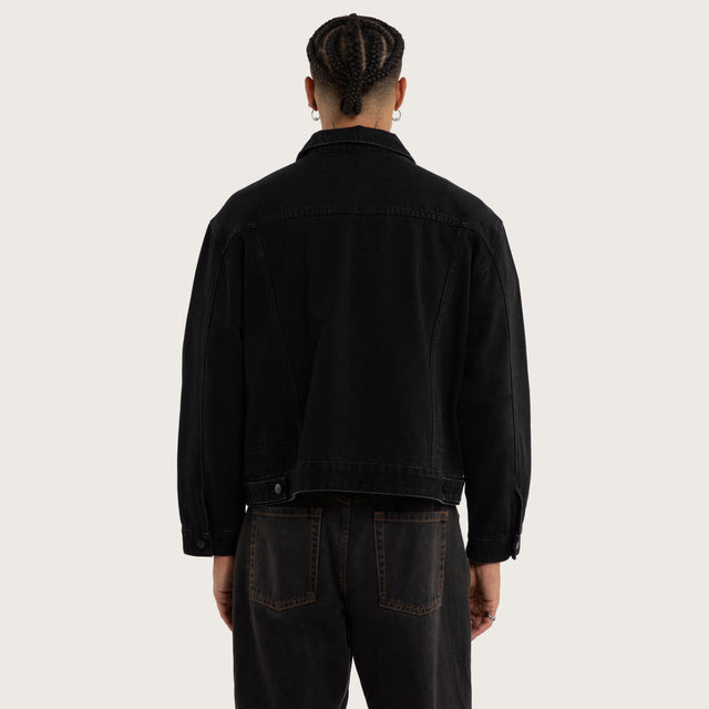 Expanse Denim Jacket Jet Black