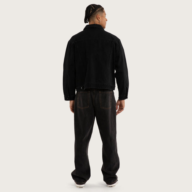 Expanse Denim Jacket Jet Black