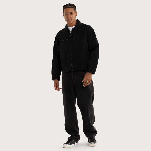 Expanse Denim Jacket Jet Black