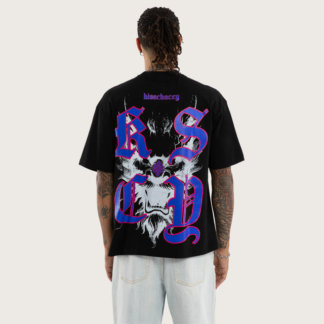 Connections Street Tee Jet Black