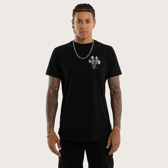 Cobra Dual Curved Tee Jet Black
