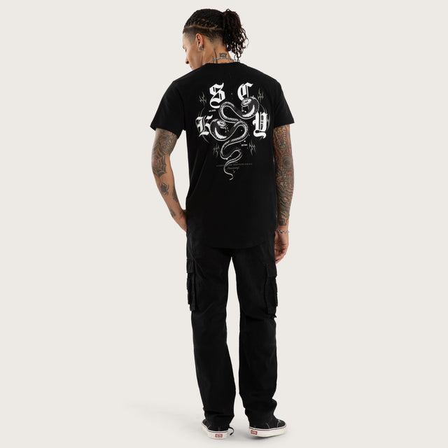 Cobra Dual Curved Tee Jet Black