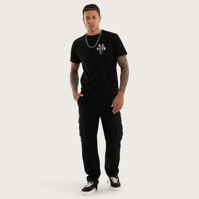 Cobra Dual Curved Tee Jet Black