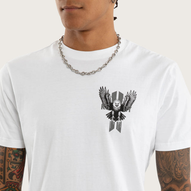 Aves Dual Curved Tee Optical White