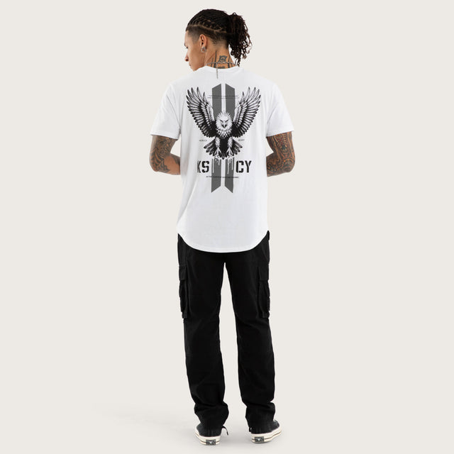 Aves Dual Curved Tee Optical White
