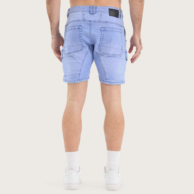 Salem Cargo Short Crystal Blue