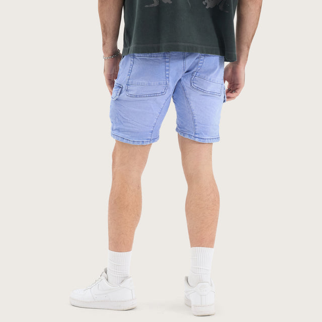 Salem Cargo Short Crystal Blue