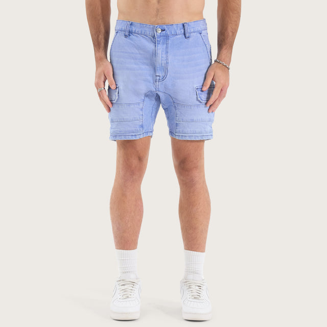 Salem Cargo Short Crystal Blue