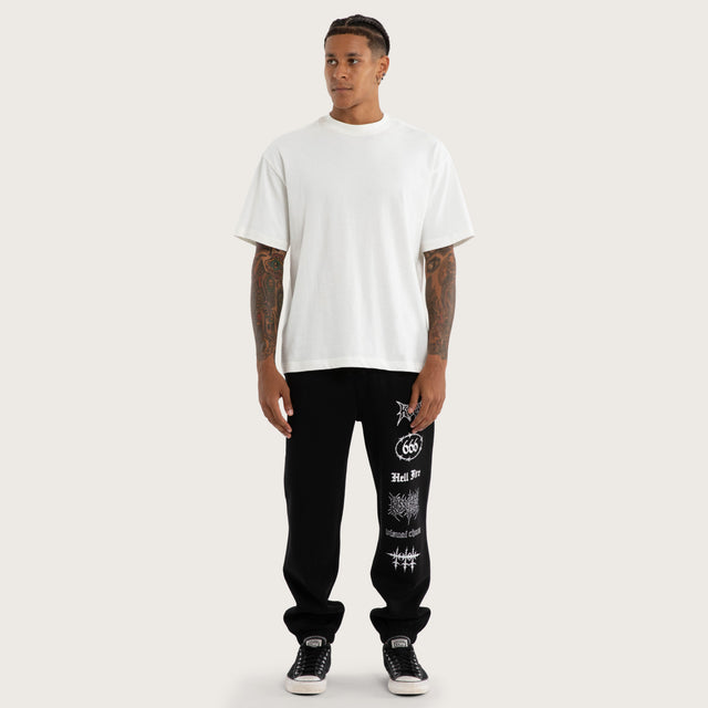 Cobalt Straight Trackpant Jet Black