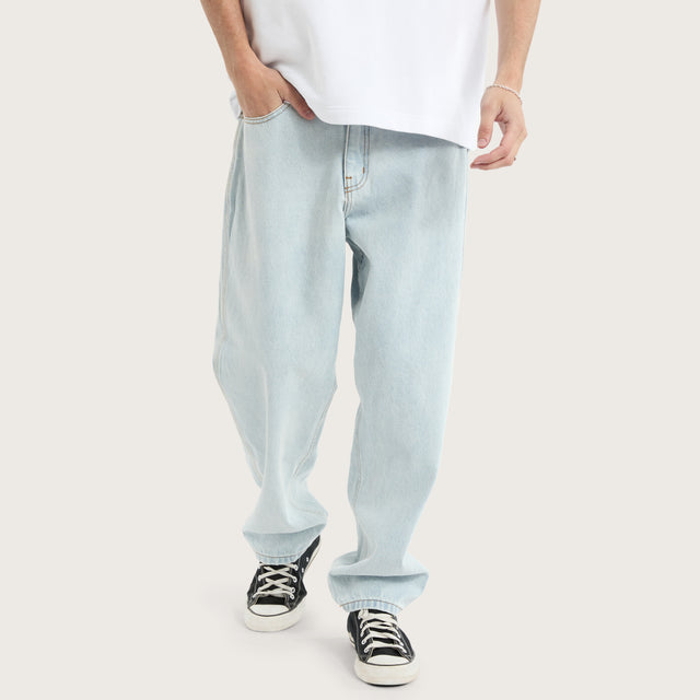 K6 Baggy Wide Leg Jean Light Blue