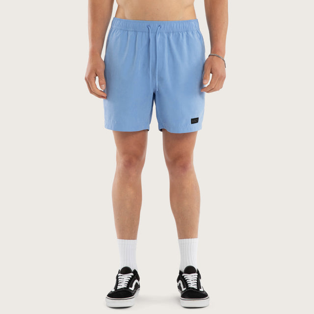 Sunrise Elastic Waist Shorts Vista Blue