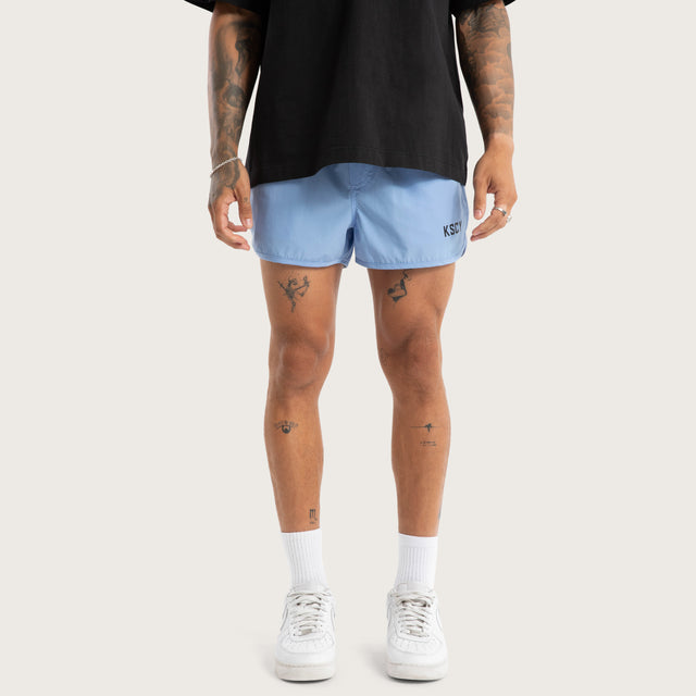 Darkside Elastic Waist Short Vista Blue