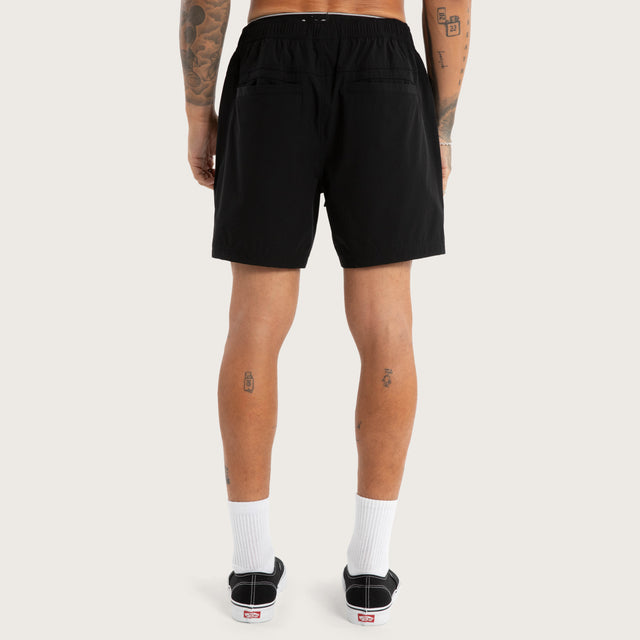 Doom Beach Short Jet Black