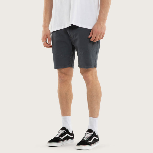 Model wears Wyvern Short Ombre Blue Shorts Blue – image 3