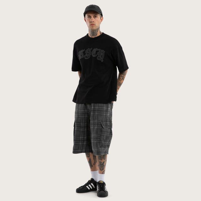 Wilson K7 Super Baggy Short Black Check