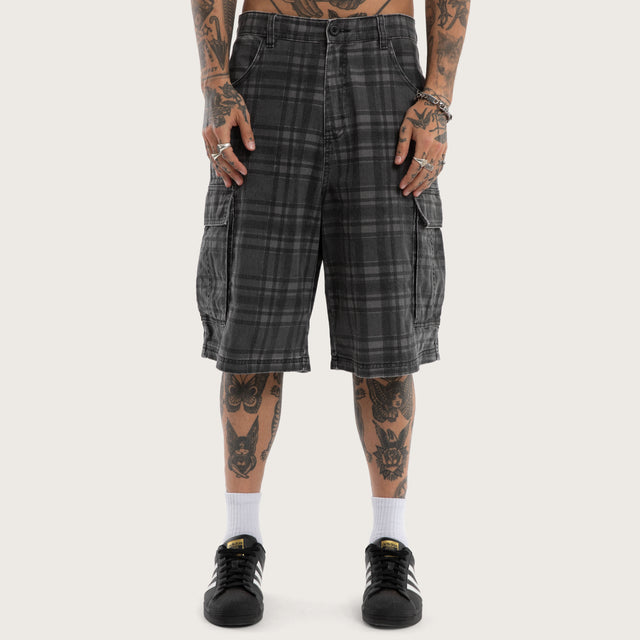 Wilson K7 Super Baggy Short Black Check