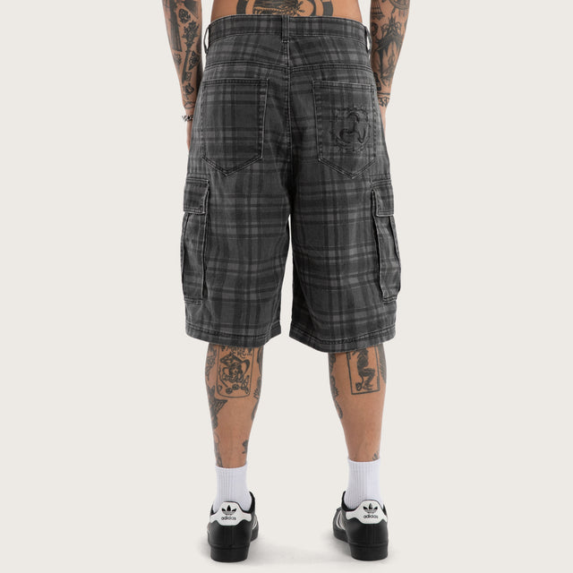 Wilson K7 Super Baggy Short Black Check