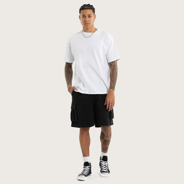 Mosh Baggy Cargo Short 2.0 Jet Black